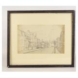 Edmund Quincy Graphite Drawing