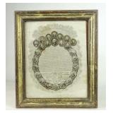 19th c. Print 'DECLARATION OF INDEPENDENCE'