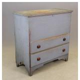 19th c. Two Drawer Blanket Chest