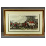 19th c. Fox Hunting Print
