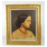 Painting: 19th c. Portrait of a Woman