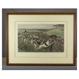 19th c. Fox Hunting Print