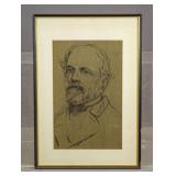 Original Sketch of Robert E. Lee
