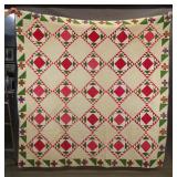 C. 1860 Pieced Stars Quilt