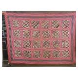 C. 1870 Postage Stamp Quilt