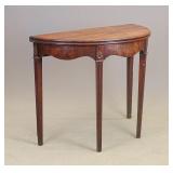 18th c. English Mahogany Card Table