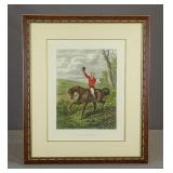 19th c. Fox Hunting Print