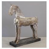 Carved Wooden Horse