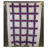 C. 1890 Irish Chain Quilt