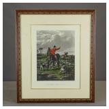 19th c. Fox Hunting Print