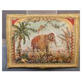 Wall Tapestry with Elephant Motif