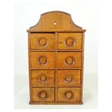 19th c. Wall Cabinet with Drawers