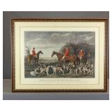 19th c. Fox Hunting Print