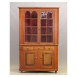 19th c. Pennsylvania Corner Cabinet