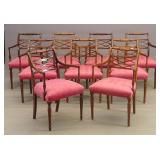 Set of (9) Mahogany Chairs