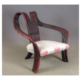 Bent Bamboo Porch Chair