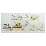 Porcelain Pin Boxes