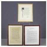 Framed Historic Quotes