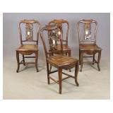 Chinese Antique Side Chairs (4)