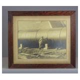 Antique Industrial Photograph