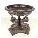 Early Metal Dolphin Planter