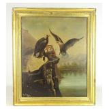 Painting: 19th c. Bird's Nest
