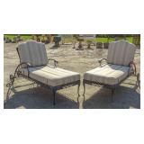 Pair of Chaise Lounges