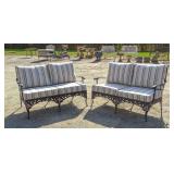 Brown Jordan Pair of Patio Settees