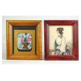 Folk Art Framed Lot