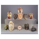 Folk Art Mask Lot