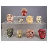 Folk Art Mask Lot