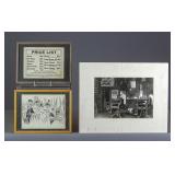Barber Shop Photograph Lot