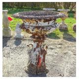 Cast Iron Goose Neck Urn
