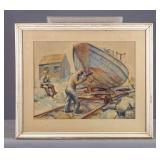 J. Nelson WIlliams W/C Painting
