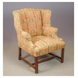 Chippendale Style Wing Chair