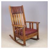 Arts and Crafts Period Rocking Chair