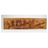 Carved Wood Panel