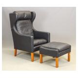 MCM Danish Leather Lounge Chair