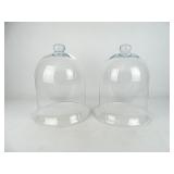 Pair Bell Jars
