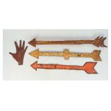 Sheet Metal Arrows Lot
