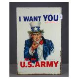 Metal U.S. Army Sign