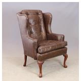 Leather Wing Chair