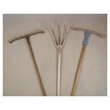 Antique Wooden Rakes