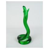 Trelleborgs Glasfabrik Green Glass Snake