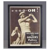 Golf Poster