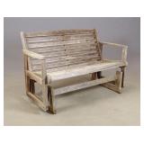 Teak Glider Bench