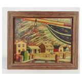 Painting: Mystic Ct. Harborscape