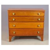 19th c. Cherry Hepplewhite Chest of Drawers