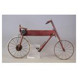 Early Wooden Child's Bicycle