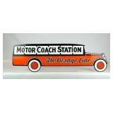 Motor Coach Station Sign